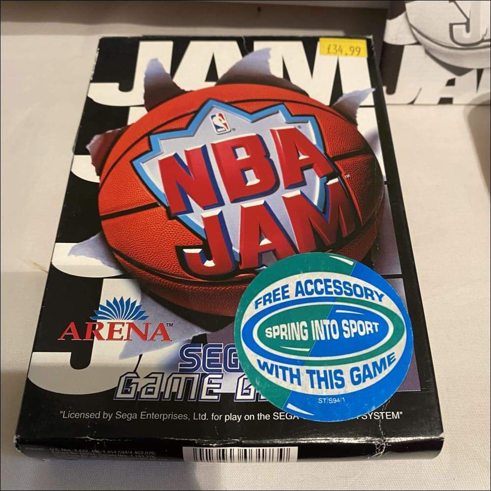 Buy NBA Jam Sega game gear game complete -@ 8BitBeyond Buy NBA Jam Sega game gear game complete -@ 8BitBeyond